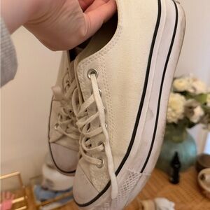 Classic White Canvas Sneakers